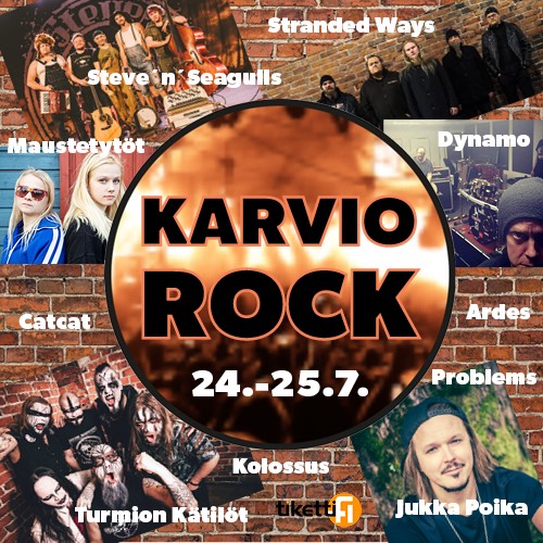 Juhannus ja Karvio Rock -viikonloput